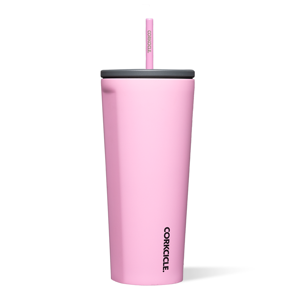 cold cup water tumbler with straw